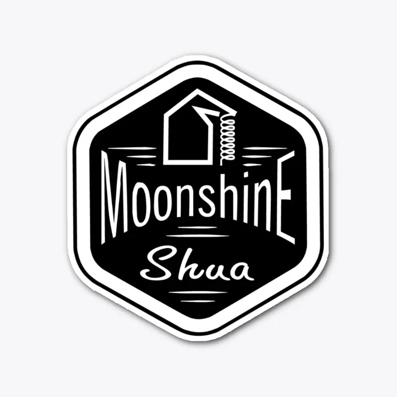 Moonshine Shua Classic Die Cut Sticker