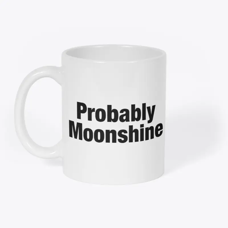 Probably Moonshine Vintage Logo Mug